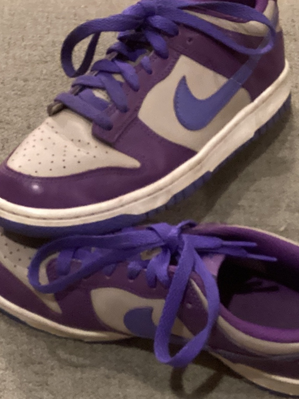 Low Purple Nikes Size 6